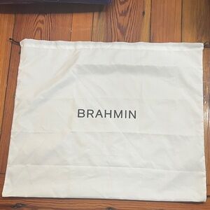 Brahmin White Storage Bag/ dust cover